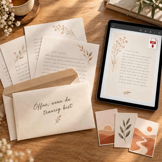 An deiner Seite – PDF-Set mit 20 Briefen und SOS-Karten zum Ausdrucken